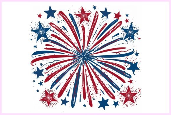 4Th of July Sublimation Digital Paper Guide