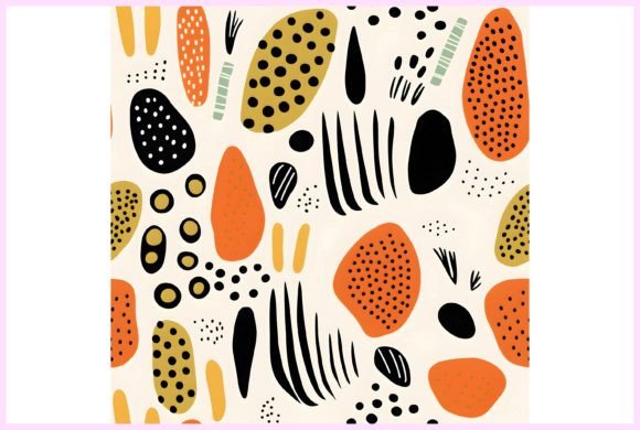 Abstract Boho Shapes Seamless Pattern: A Strategic Asset for Visual Communication