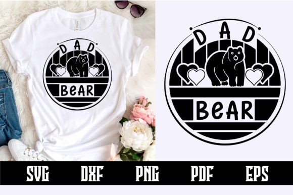 Dad Bear Svg Design: Practical Applications for Father’s Day and Family Crafts