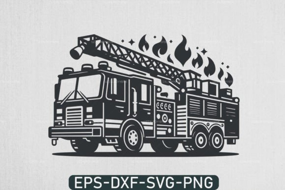 Elevating Creative Projects with Firetruck SVG and Fire Department SVG Files