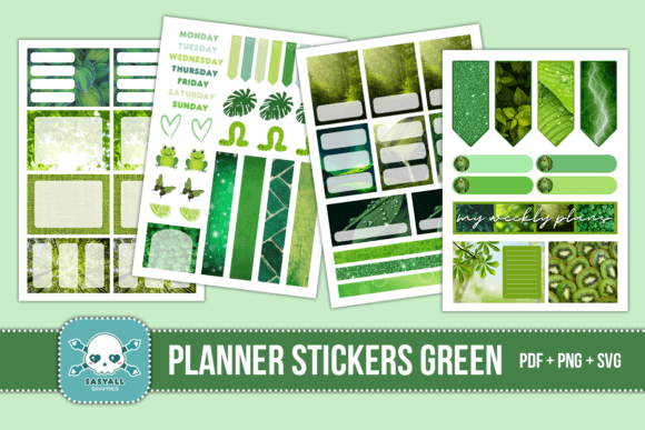Evaluating Weekly Planner Green Stickers: Function, Aesthetics, and Practical Fit