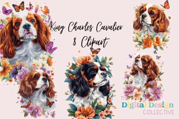 King Charles Cavalier Dog PNG Clipart: A Visual Asset for Modern Digital Storytelling