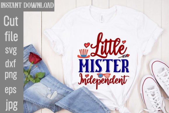 Little Mister Independent SVG Cut File: Elevating Personalized Kids' Apparel and Creative Projects