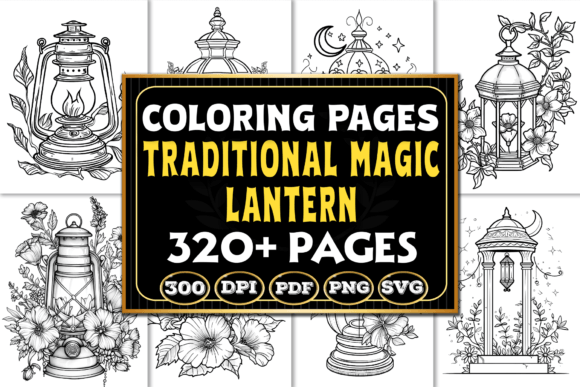 Traditional Magic Lantern Coloring Pages: Illuminating History Through Creative Engagement